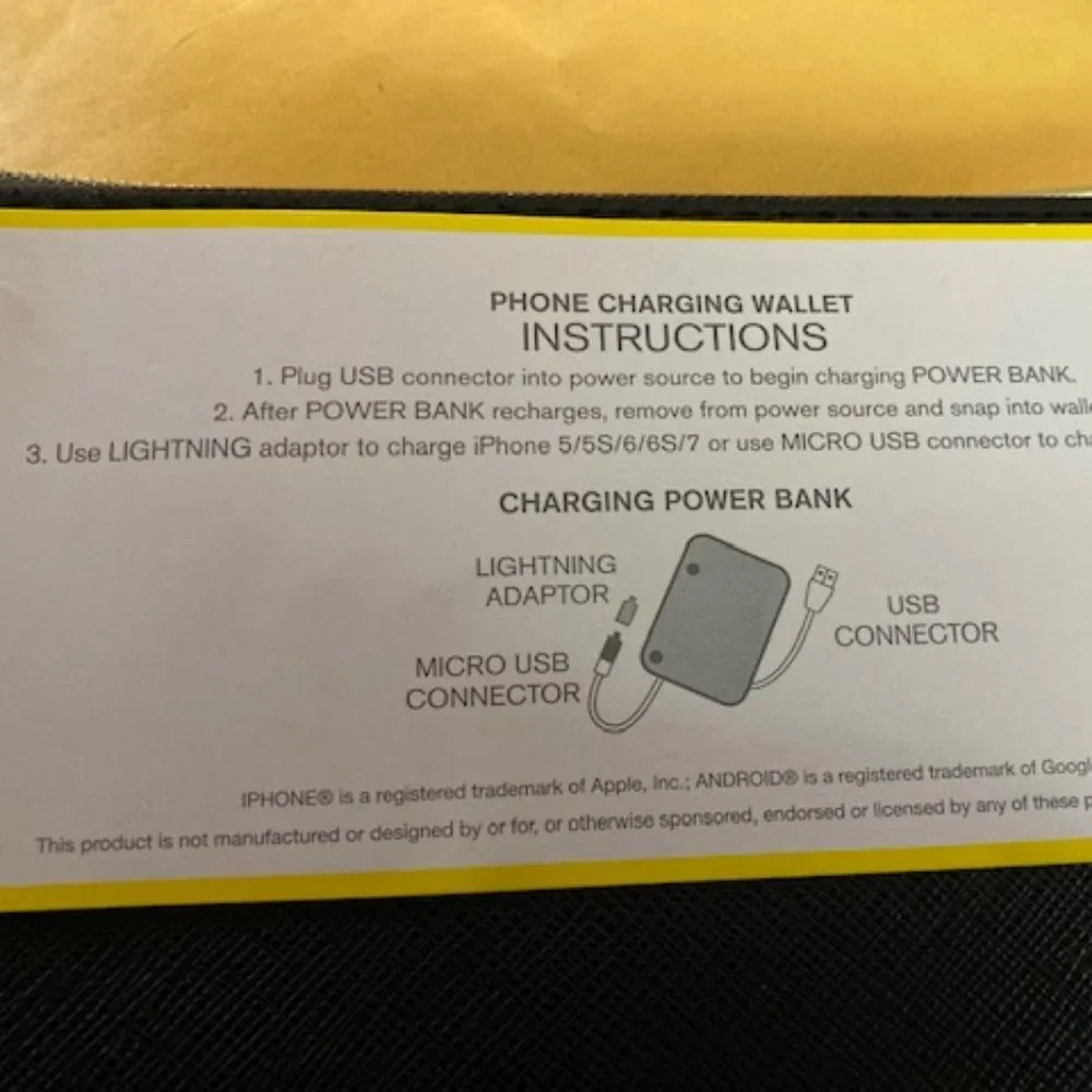 NWT - Liz Claiborne Universal Phone Charging Wallet/Wristlet For iPhone/Android - Picture 8 of 12